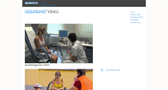 Desktop Screenshot of gesundheitvideo.com